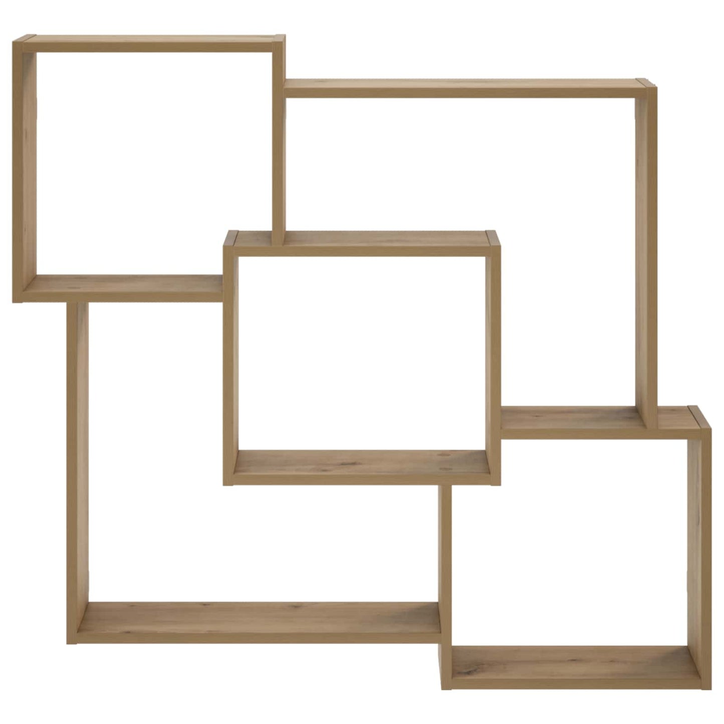 vidaXL Ράφι Τοίχου Artisan Δρυς 98 x 17 x 91 cm Επεξεργασμένο Ξύλο