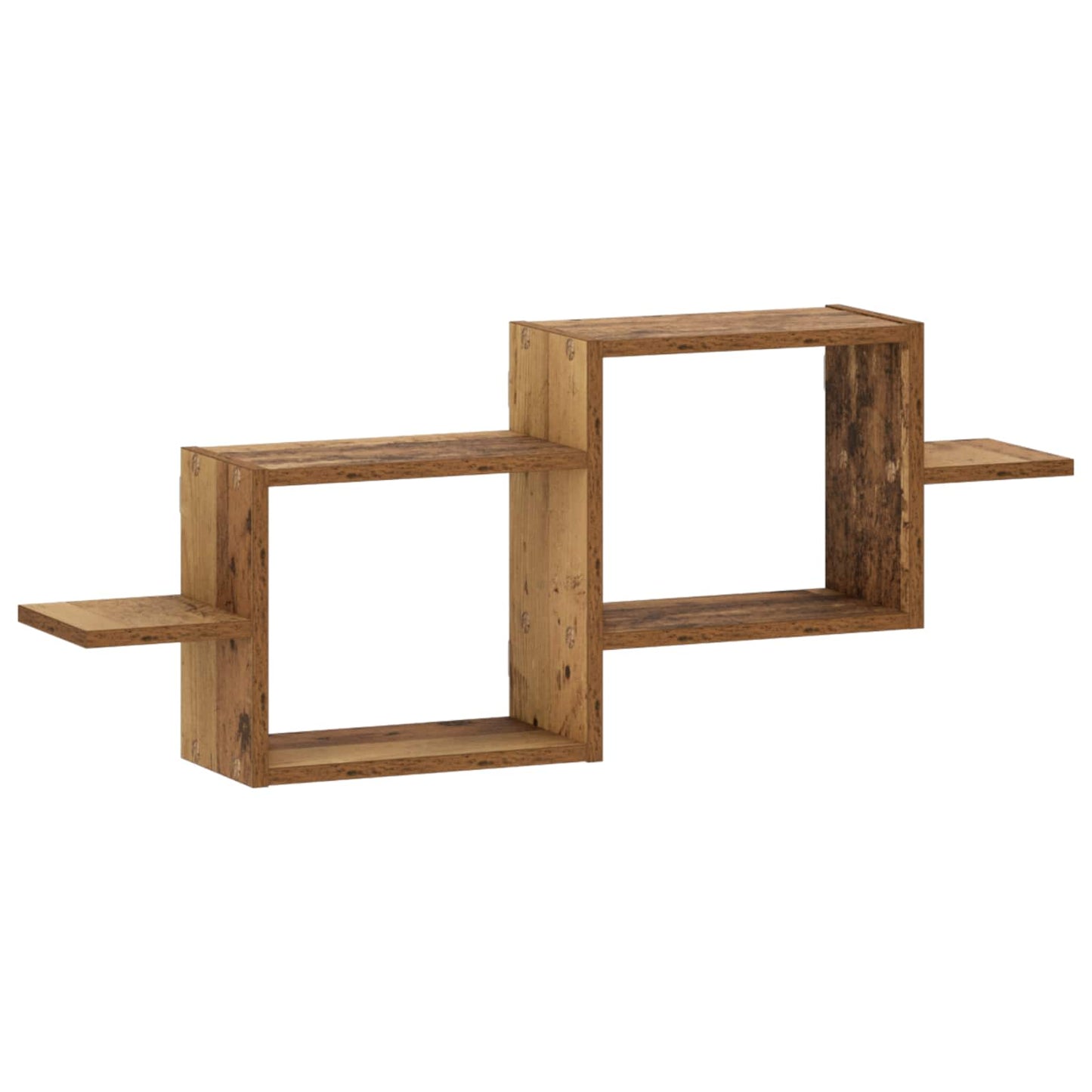 vidaXL Ράφι Τοίχου Παλαιωμένο ξύλο 95 x 17 x 37 cm Επεξεργασμένο Ξύλο
