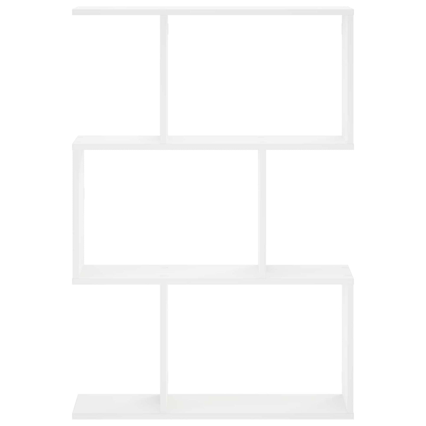 vidaXL Ράφι Τοίχου Λευκό 72 x 17 x 105 cm Επεξεργασμένο Ξύλο