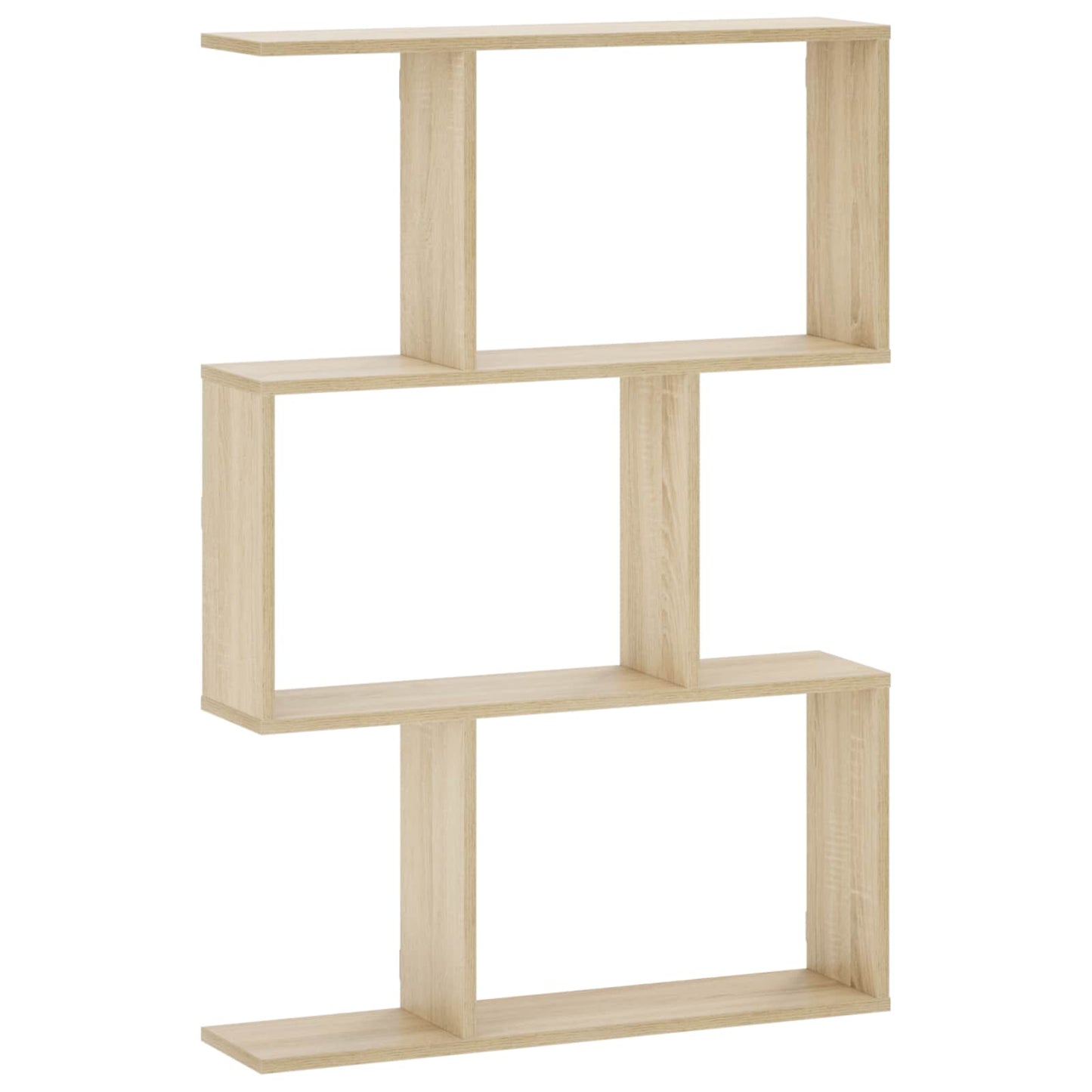 vidaXL Ράφι Τοίχου Sonoma Δρυς 72 x 17 x 105 cm Επεξεργασμένο Ξύλο