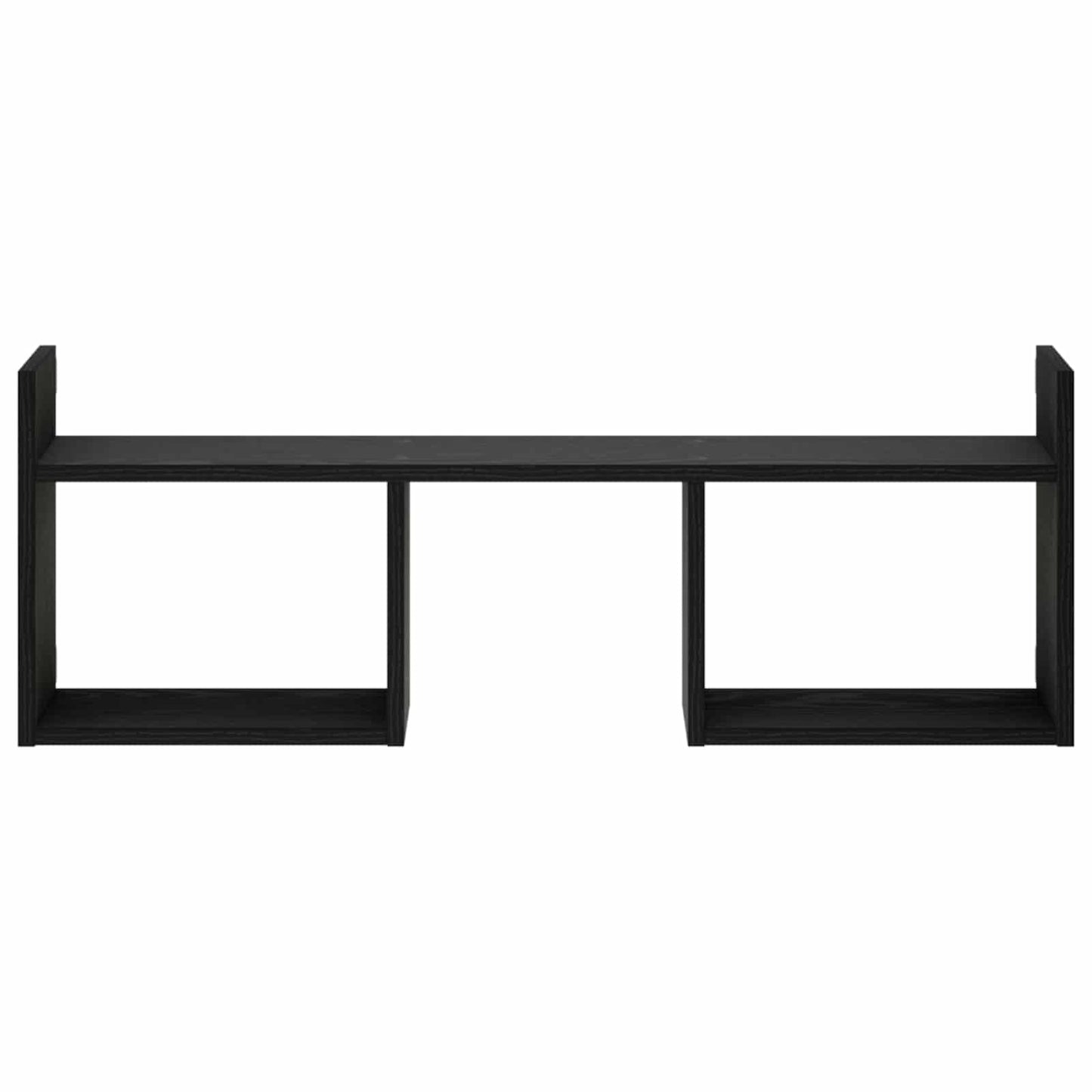 vidaXL Ράφι Τοίχου Μαύρη Δρυς 90 x 17 x 32 cm Επεξεργασμένο Ξύλο