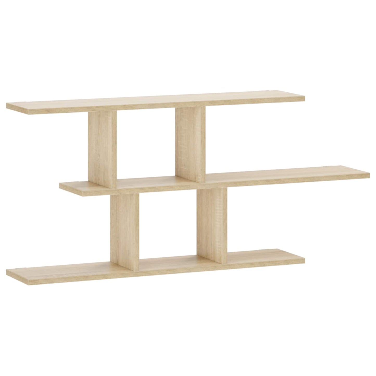 vidaXL Ράφι Τοίχου Sonoma Δρυς 100 x 17 x 45,5 εκ. Επεξεργασμένο Ξύλο