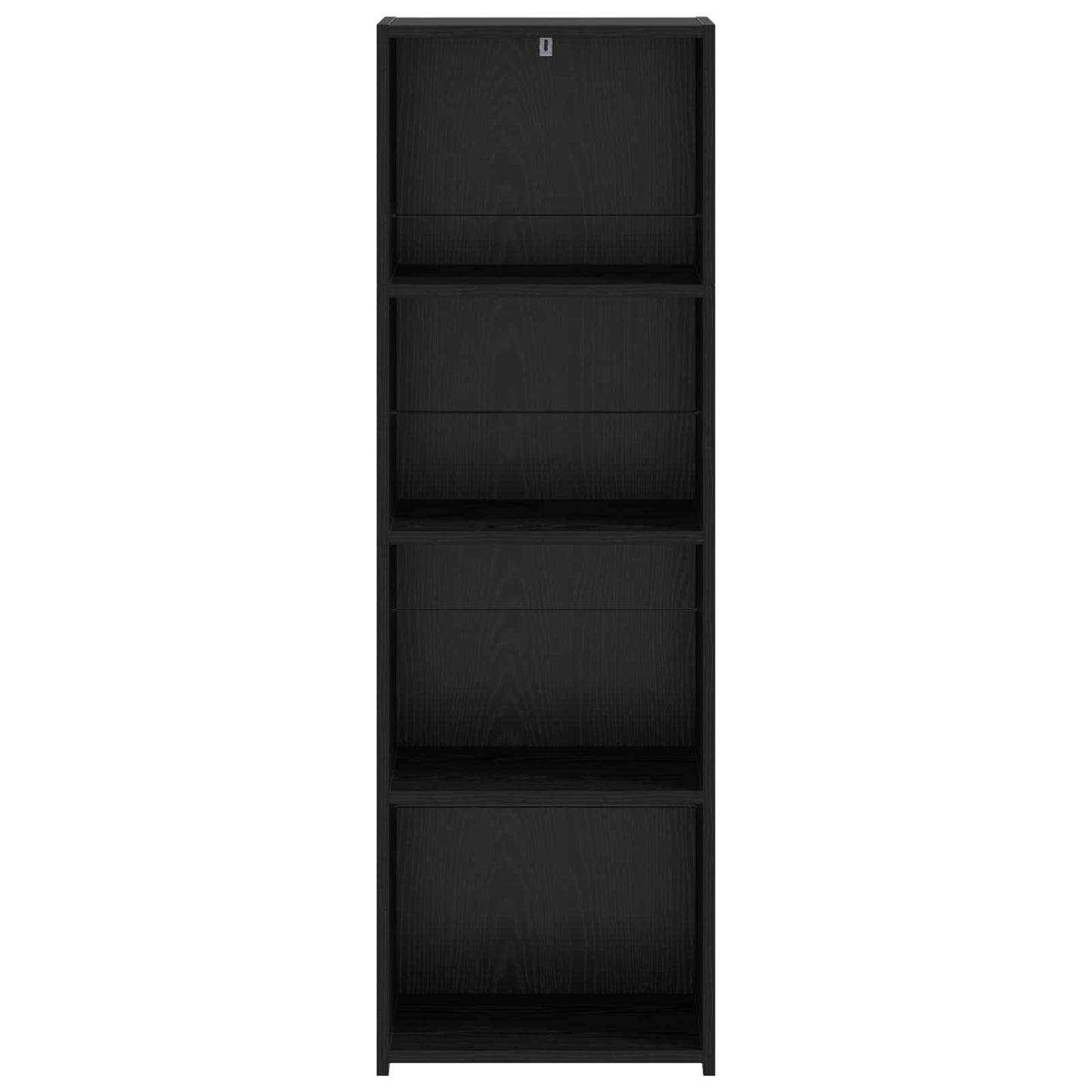 vidaXL Highboard Μαύρη Δρυς 40 x 41 x 124 εκ Επεξεργασμένο Ξύλο