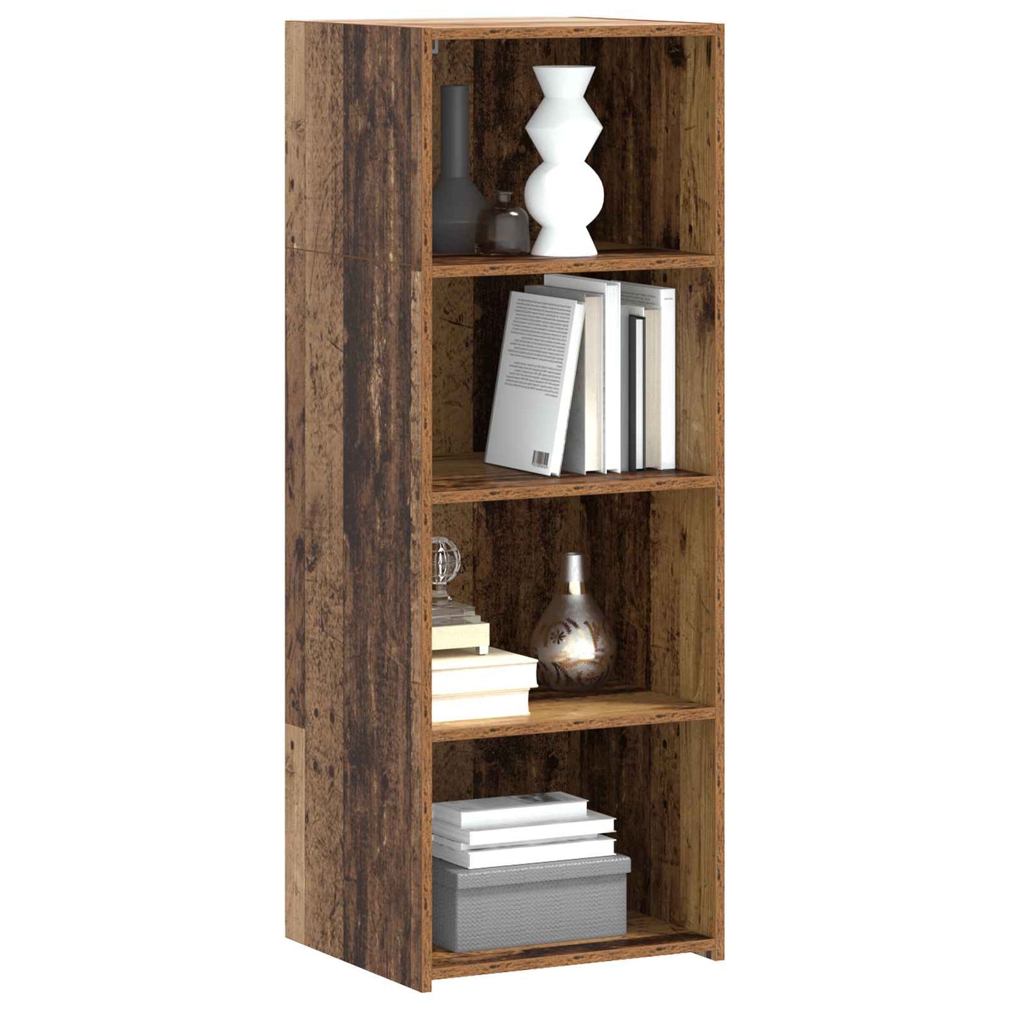 vidaXL Highboard Παλαιωμένο ξύλο 45 x 41 x 124 εκ. Επεξεργασμένο Ξύλο