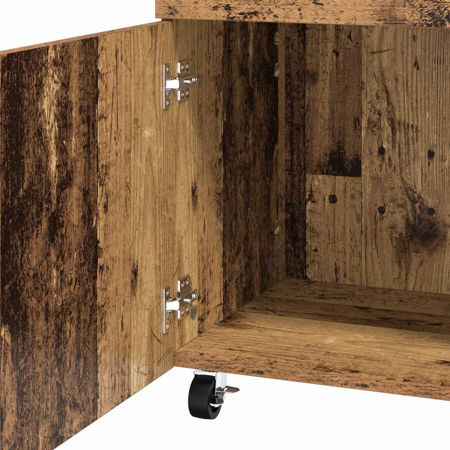 vidaXL Καρότσι μπαρ Ξύλο δρυός 50 x 41 x 89 cm Επεξεργασμένο Ξύλο