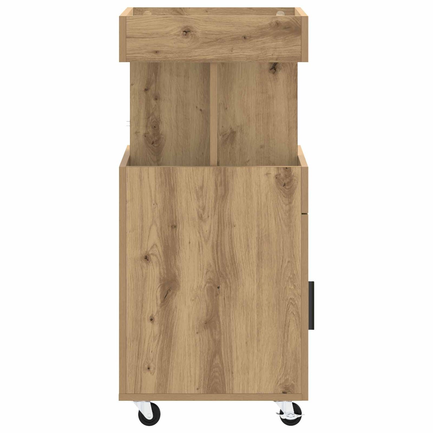 vidaXL Καρότσι μπαρ Artisan Δρυς 50 x 41 x 89 cm Επεξεργασμένο Ξύλο