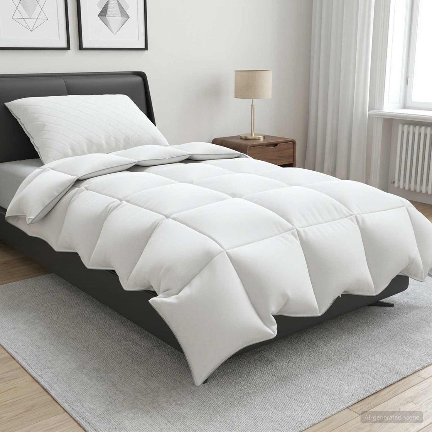 vidaXL Σετ πάπλωμα 90% χήνας FULDA 2 τμχ. 152 x 203 cm Όλες οι εποχές