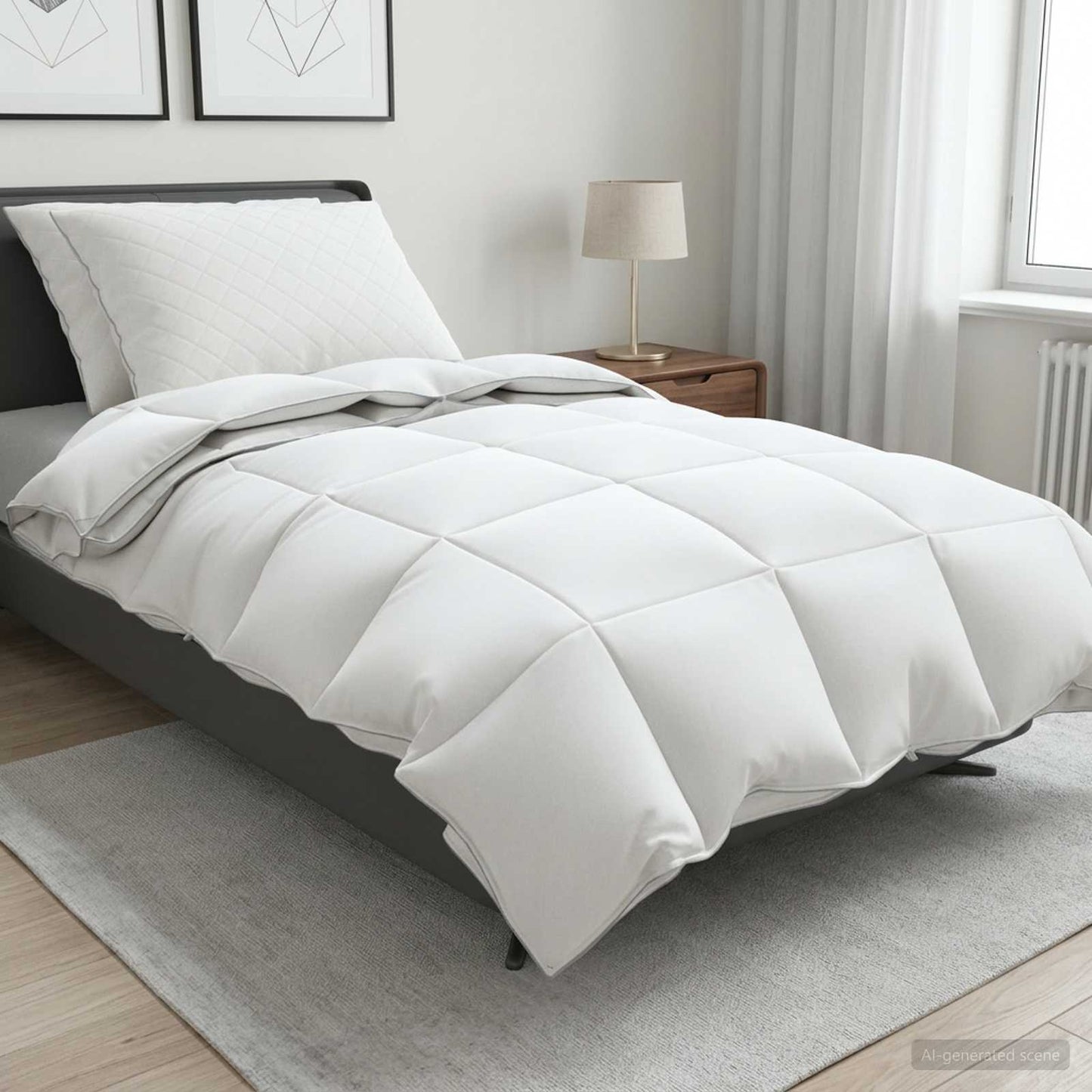 vidaXL Σετ πάπλωμα 90% χήνας FULDA 3 τμχ. 140 x 220 cm Όλες οι εποχές