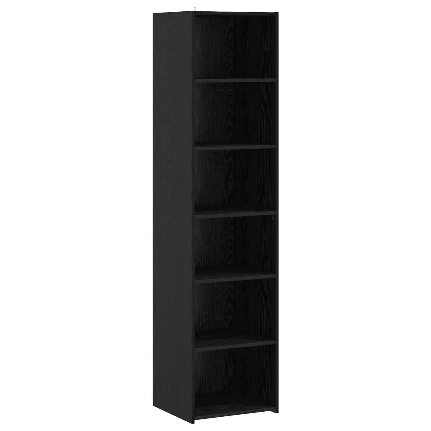 vidaXL Πλαϊνό γραφείο Μαύρη Δρυς 45 x 41 x 185 εκ. Επεξεργασμένο Ξύλο