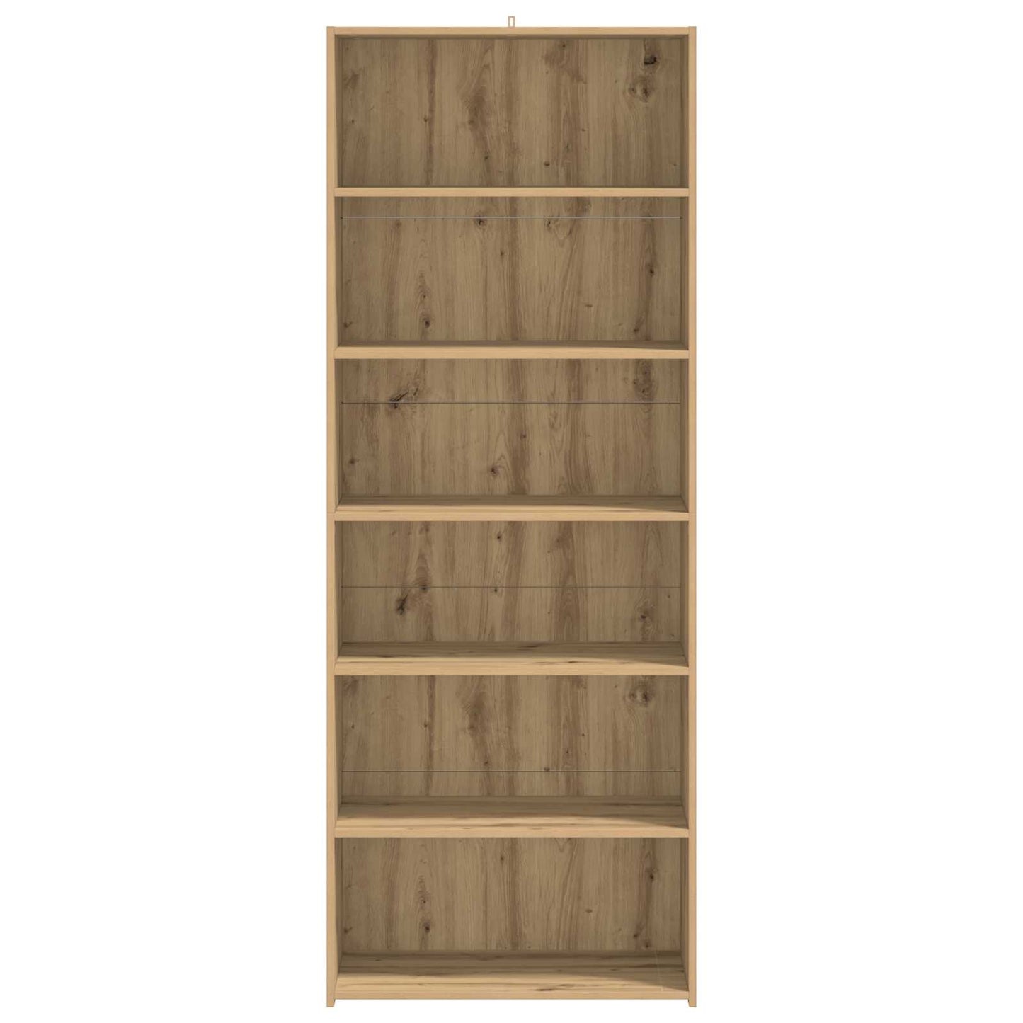 vidaXL Πλαϊνό γραφείο Artisan Δρυς 70 x 41 x 185 εκ Επεξεργασμένο Ξύλο