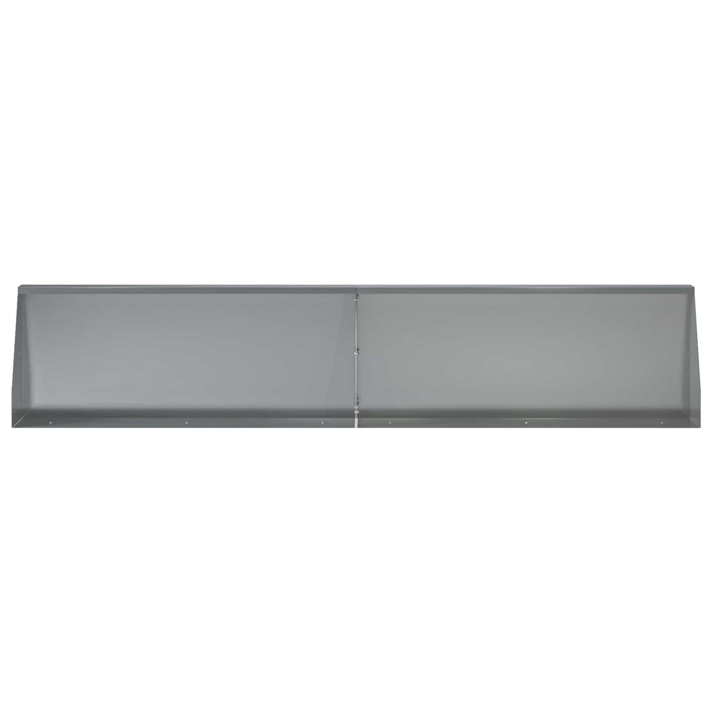 vidaXL Τοίχος Στήριξης 2 τμχ. 100 x 12 x 30 εκ Γαλβανισμένος Χάλυβας