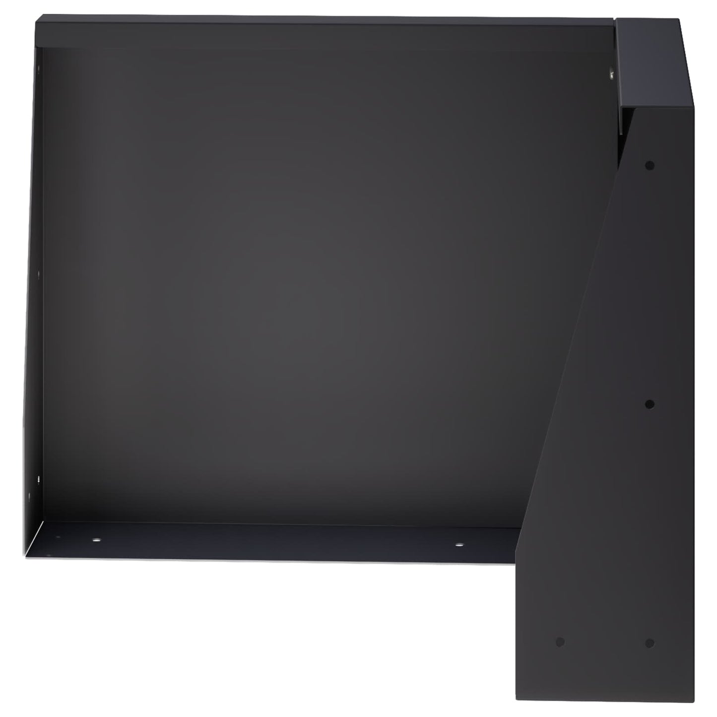 vidaXL Τοίχος Στήριξης 50 x 50 x 30 εκ Ατσάλι Μαύρο