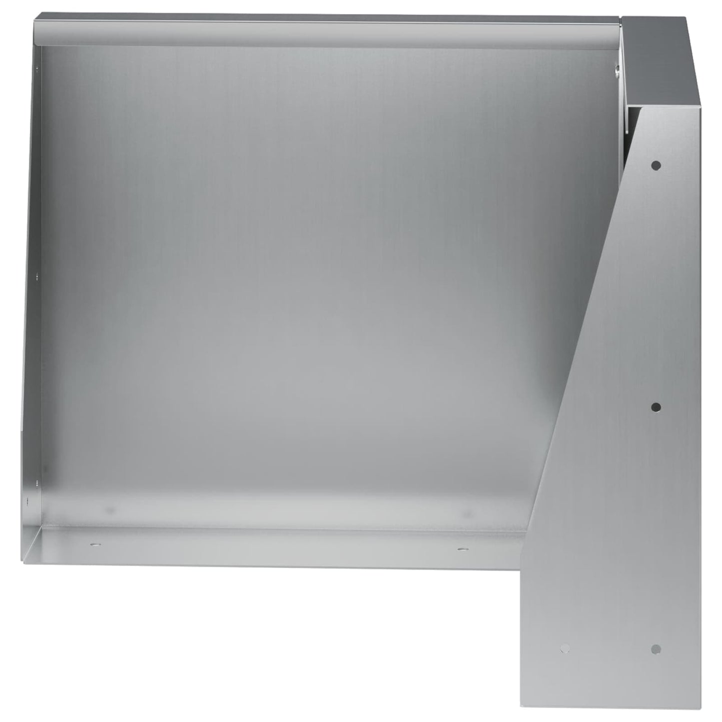 vidaXL Τοίχος Στήριξης 50 x 50 x 30 εκ Γαλβανισμένος Χάλυβας Ασημί