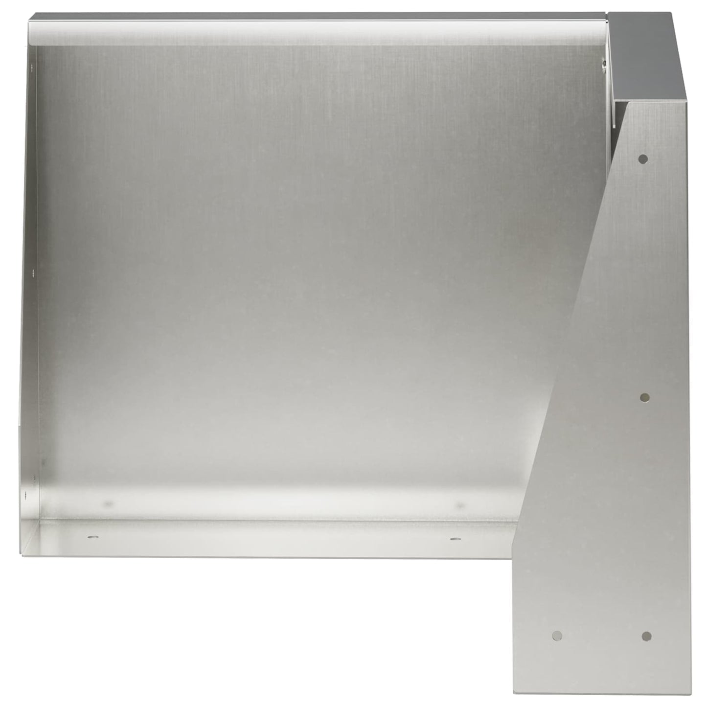 vidaXL Τοίχος Στήριξης 50 x 50 x 40 cm Ανοξείδωτο Ατσάλι Ασημί