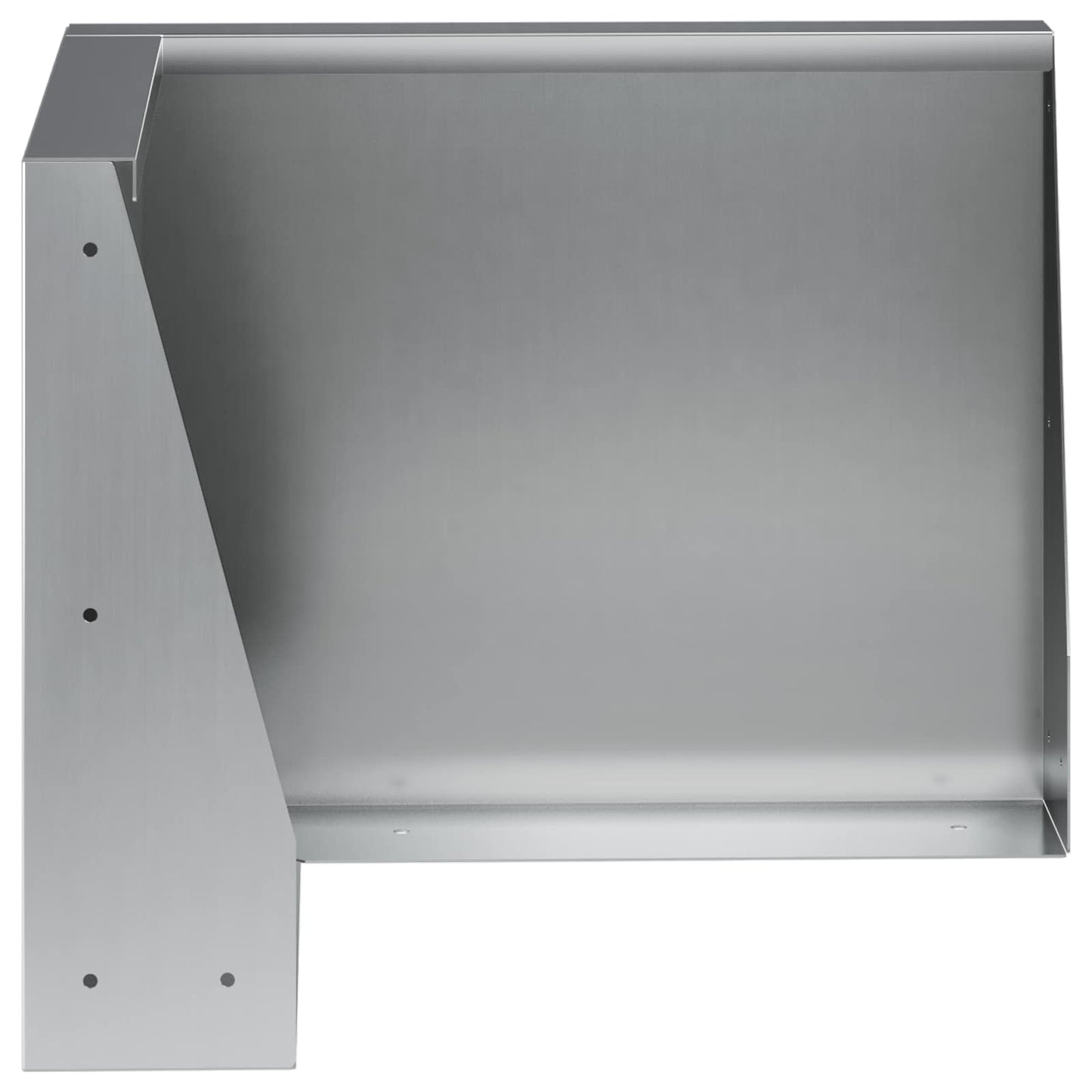 vidaXL Τοίχος Στήριξης 2 τμχ. 50 x 50 x 40 cm Γαλβανισμένος Χάλυβας