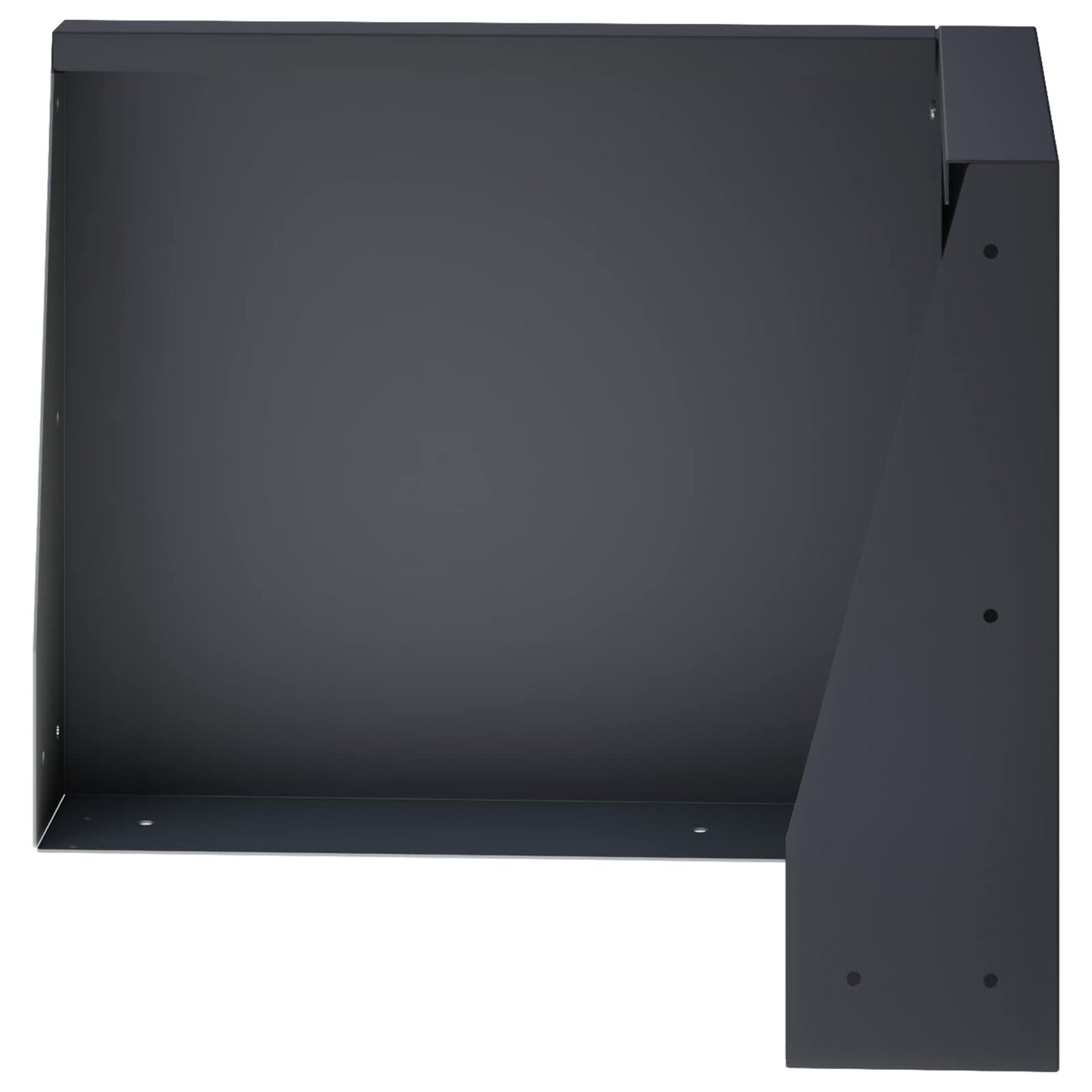 vidaXL Τοίχος Στήριξης 2 τμχ. 50 x 50 x 50 cm Ατσάλι Ανθρακί
