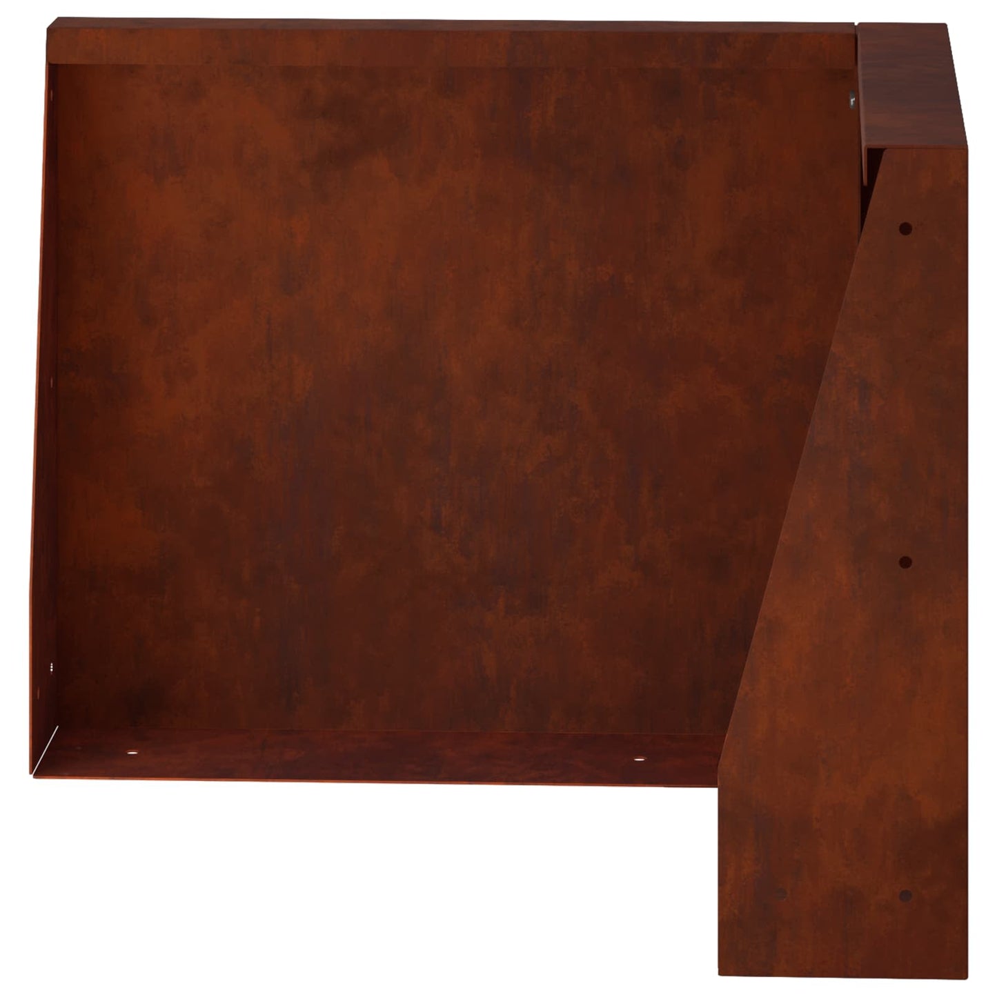 vidaXL Τοίχος Στήριξης 2 τμχ. 50 x 50 x 50 cm Σκ rusty