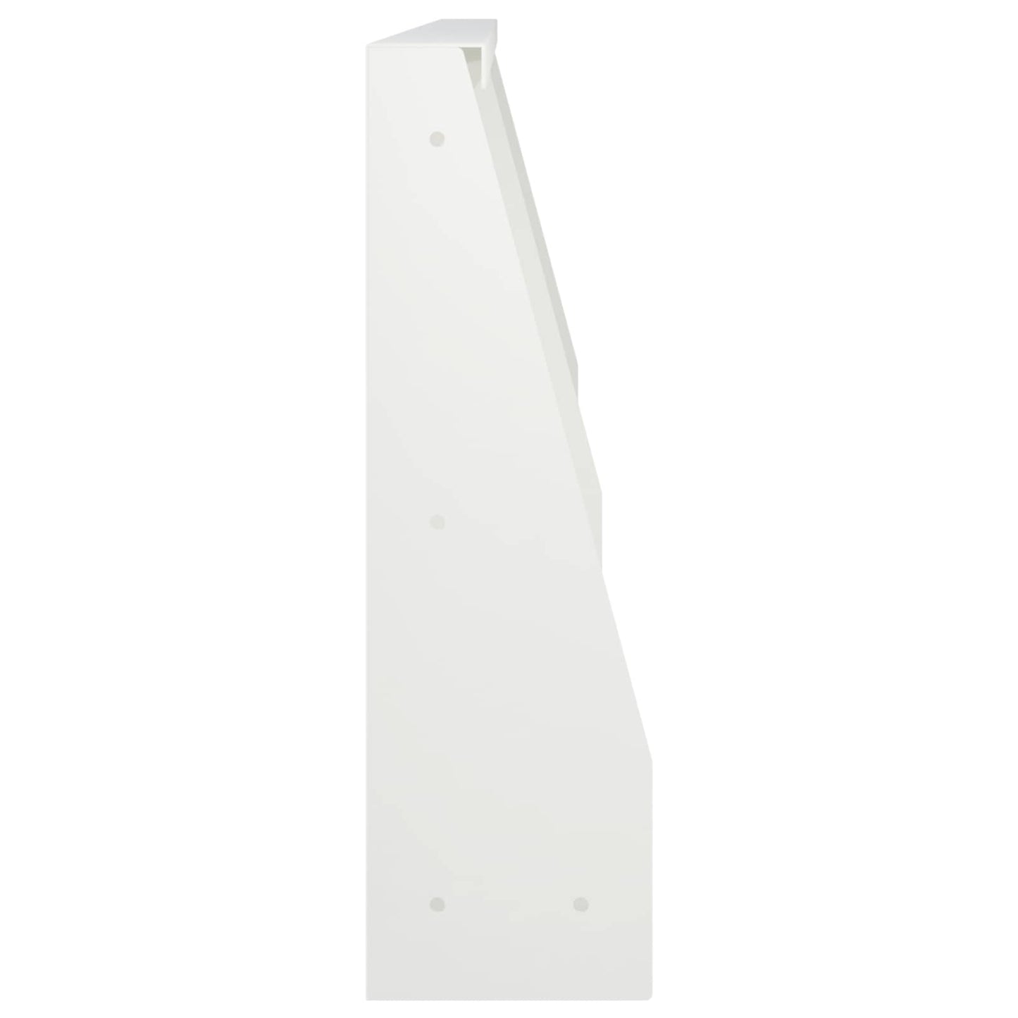 vidaXL Τοίχος Στήριξης 2 τμχ. 60 x 12 x 40 cm Ατσάλι Λευκό