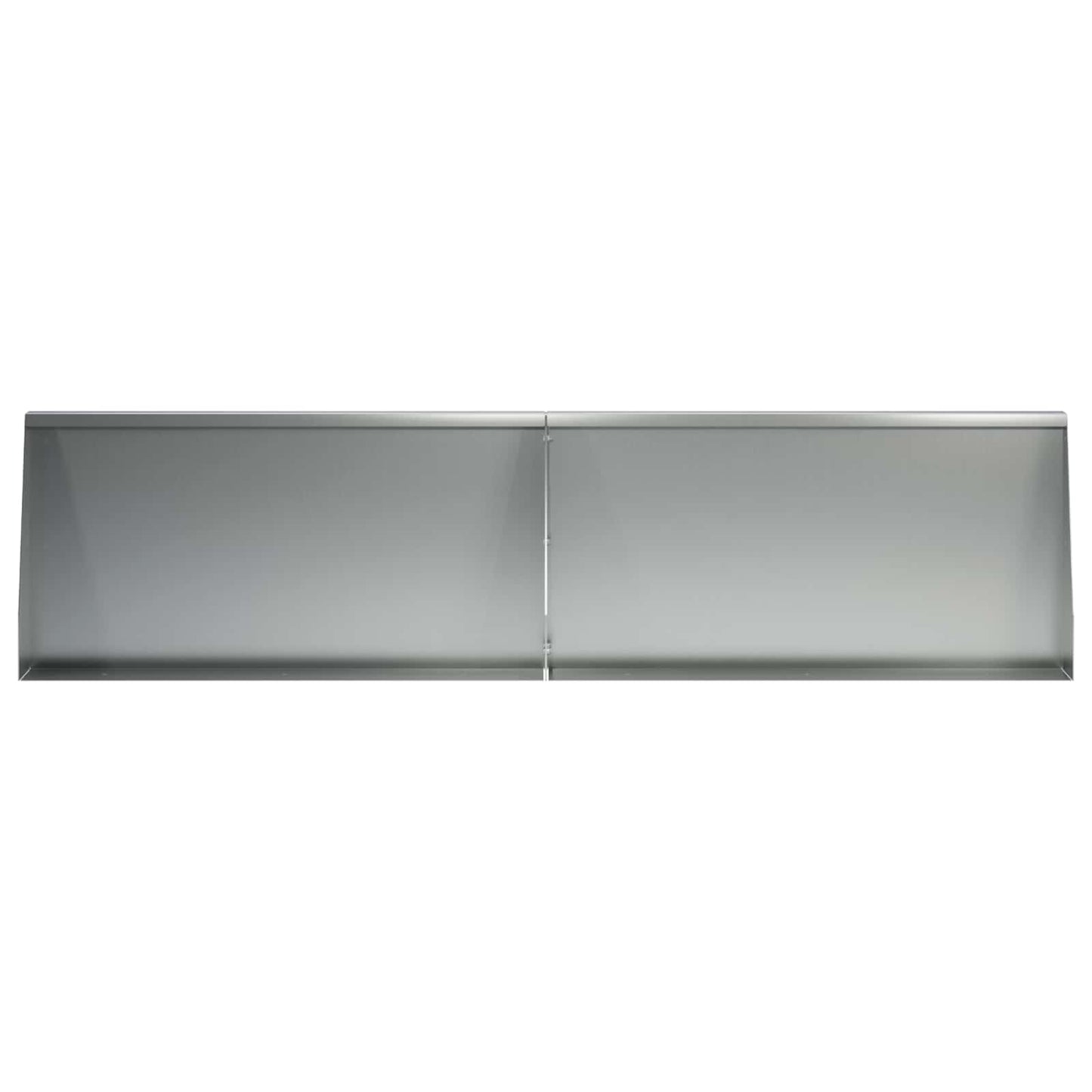 vidaXL Τοίχος Στήριξης 2 τμχ. 80 x 12 x 40 εκ. Γαλβανισμένος Χάλυβας