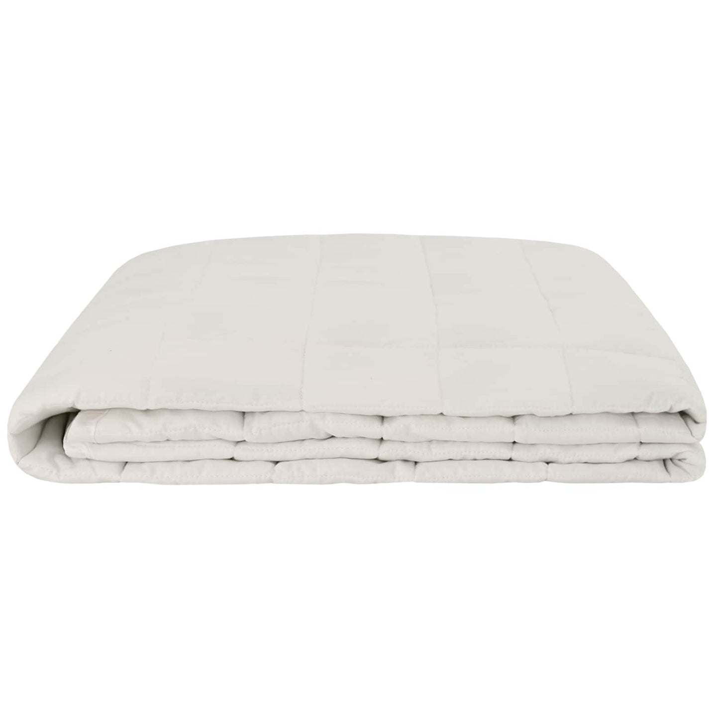 vidaXL Βάρος Κουβέρτα Λευκό 140 x 200 cm 6 kg 100% Βαμβάκι 205T