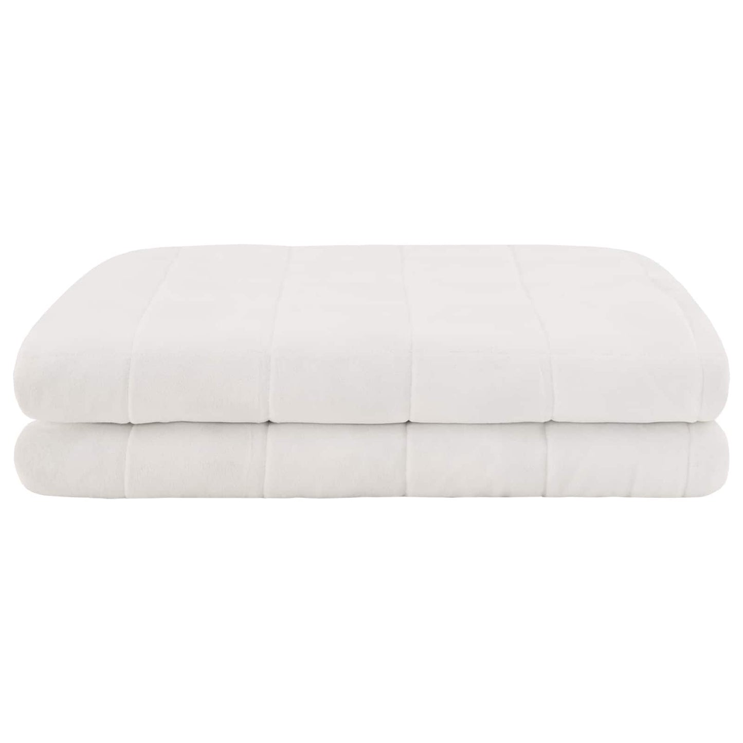 vidaXL Βάρος Κουβέρτα Λευκό 152 x 203 cm 7 kg 100% Βαμβάκι 205T