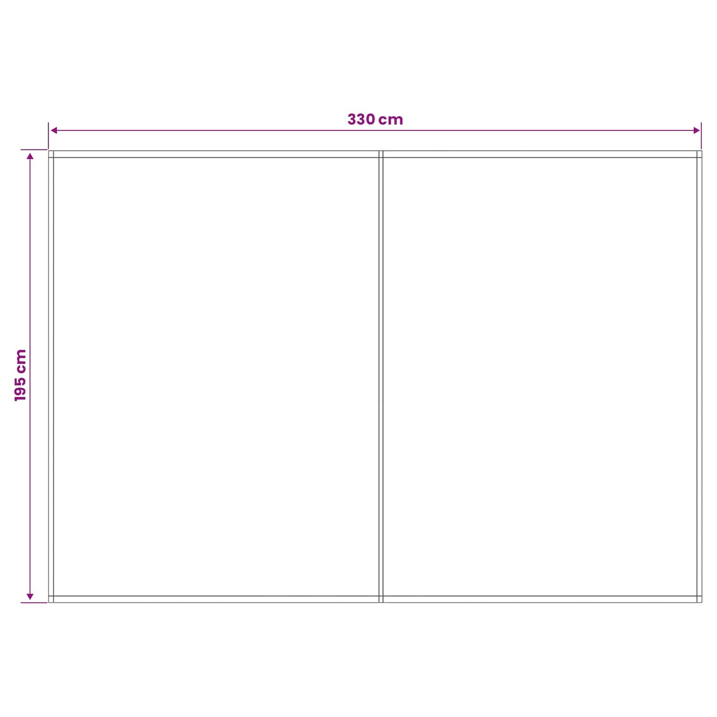 vidaXL Ύφασμα αντικατάστασης τέντας Μπεζ 350 x 200 cm Πολυεστέρας