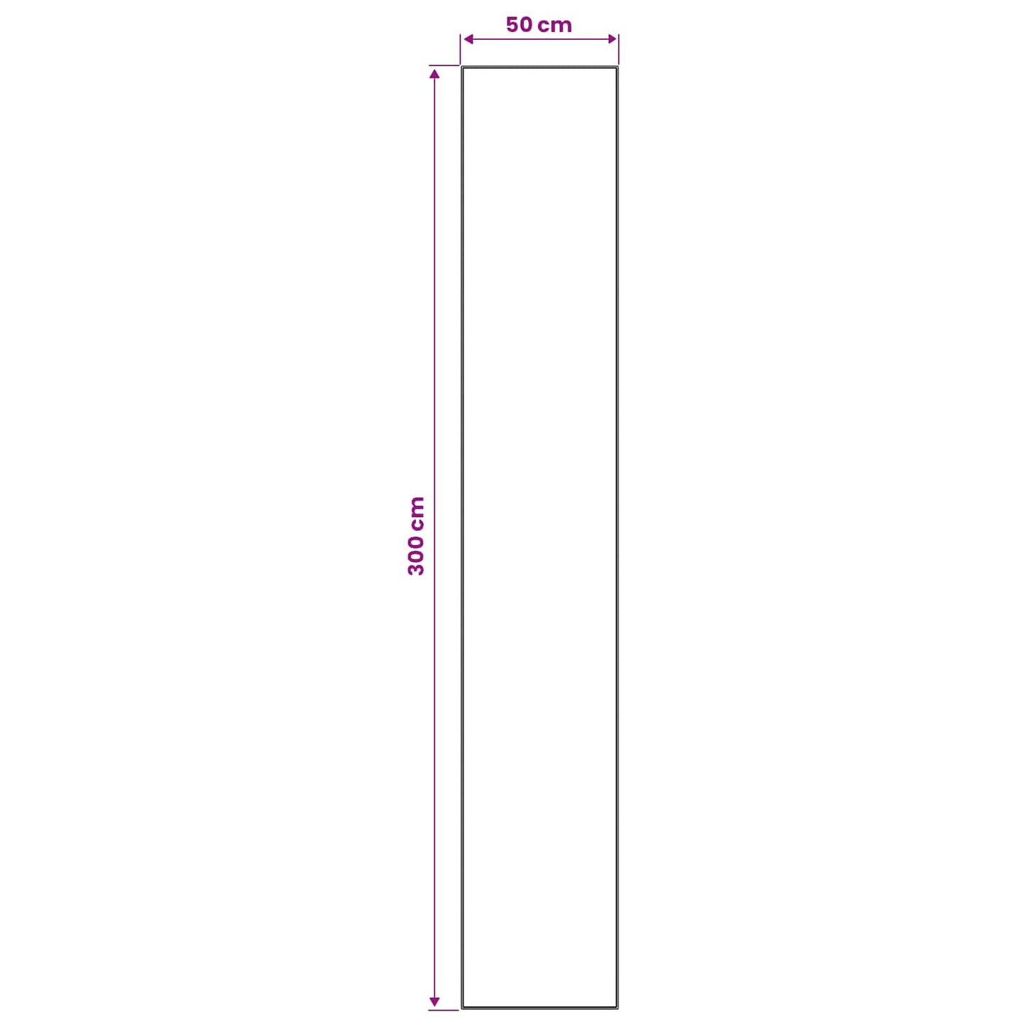 vidaXL Χαλί Runner ORIZ 1150 gsm Μαύρο δίχτυ σχέδιο