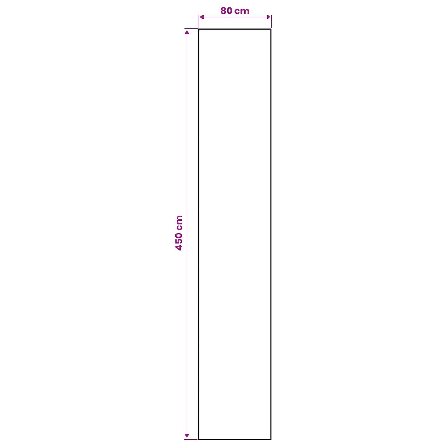 vidaXL Χαλί Runner ORIZ 1150 gsm Μαύρο δίχτυ σχέδιο