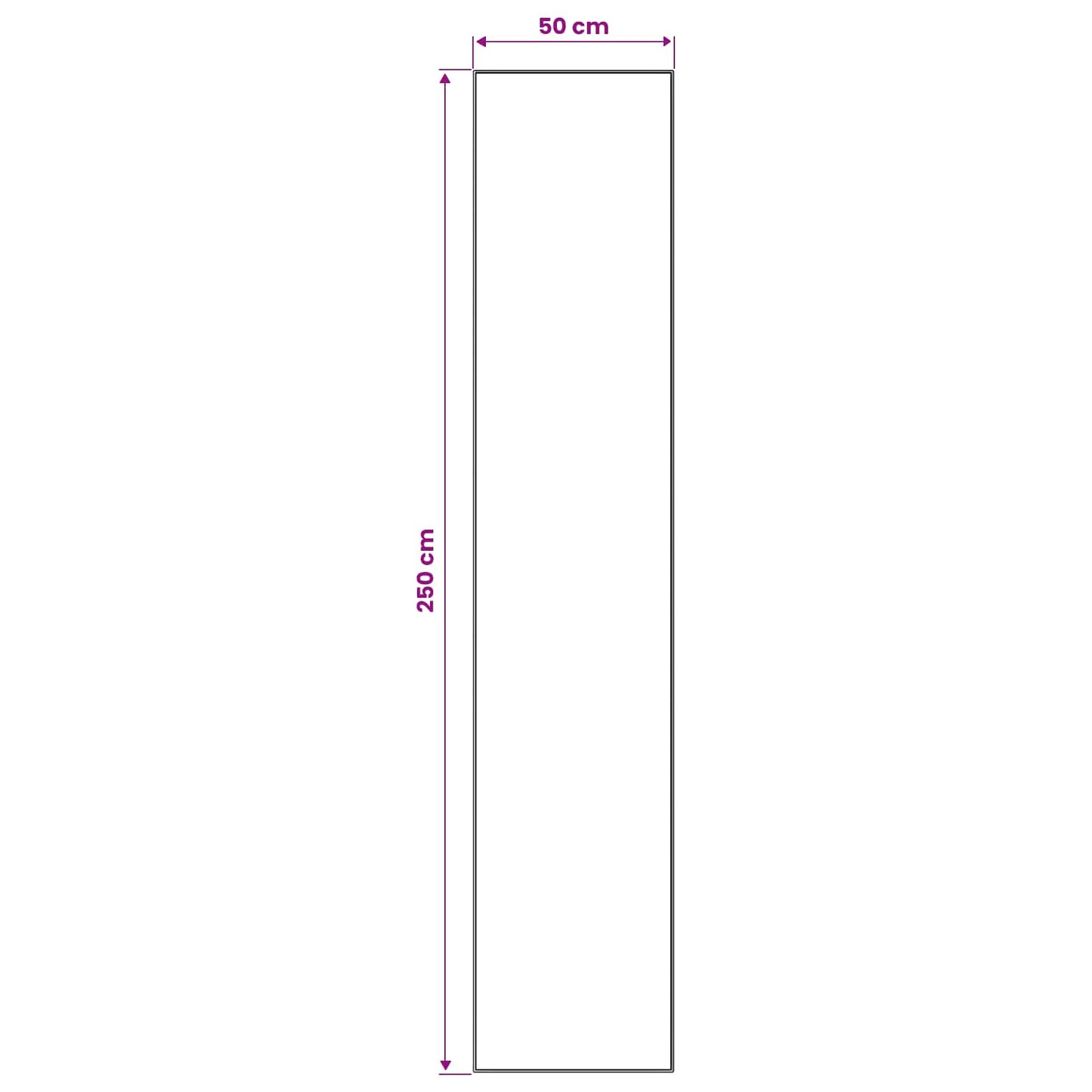 vidaXL Χαλί Runner ORIZ 1150 gsm Γκρι και Λευκό