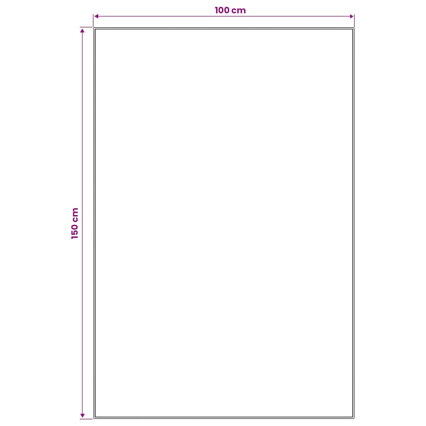 vidaXL Χαλί Runner ORIZ 1150 gsm Γκρι και Λευκό