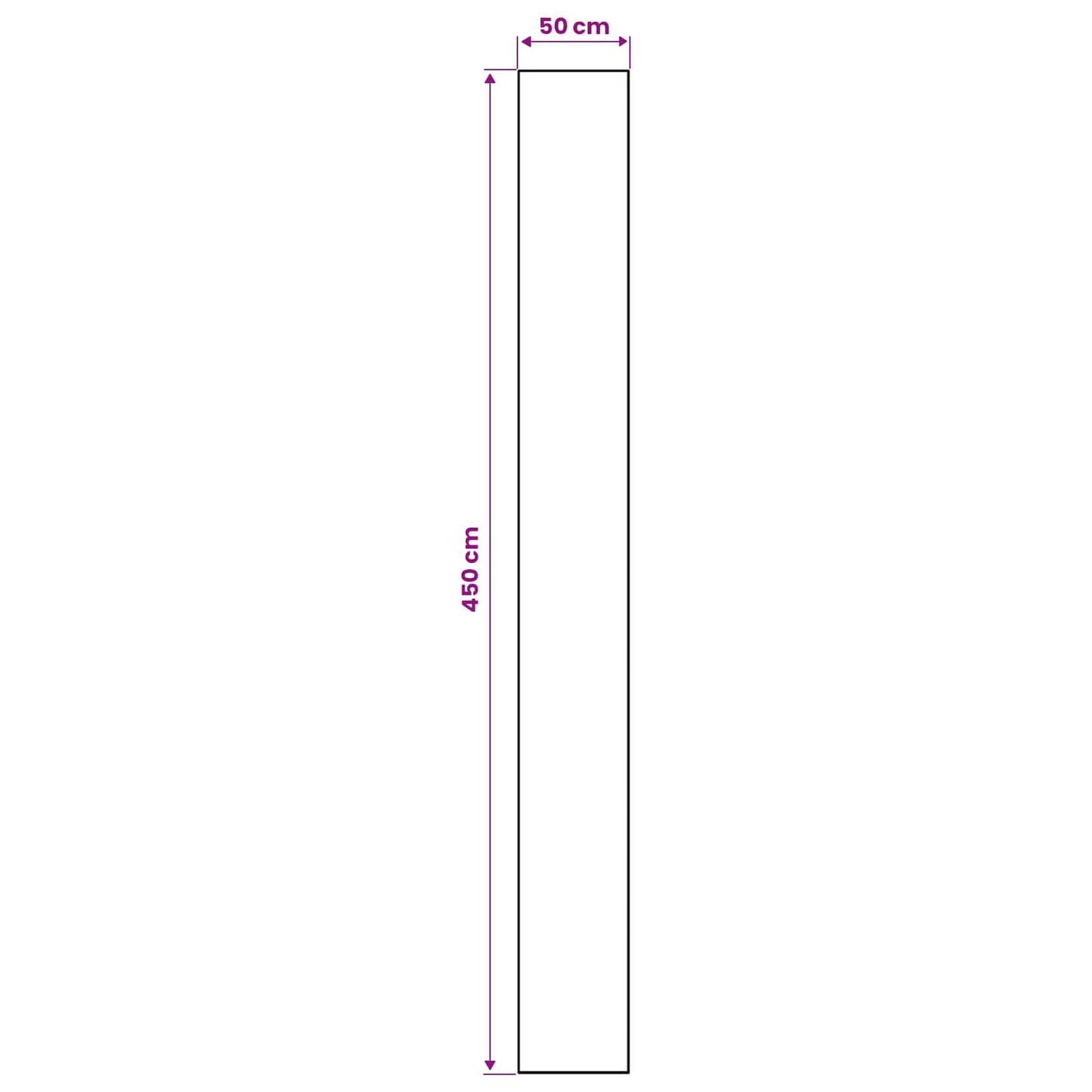 vidaXL Χαλί Runner ORIZ 1150 gsm Μαύρο δίχτυ σχέδιο