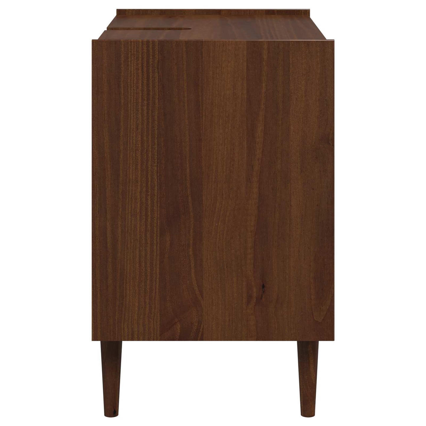 vidaXL Ντουλάπι νιπτήρα BILBAO Σκούρο καραμελί 75 x 50 x 80 εκ.