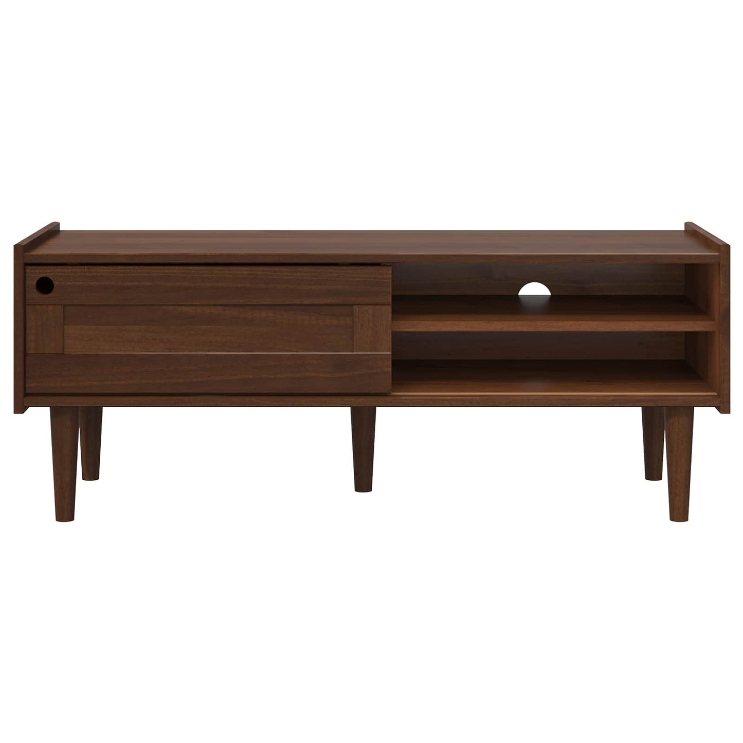 vidaXL Ντουλάπι TV BILBAO 114 x 40 x 45 cm Σκούρο καραμελί