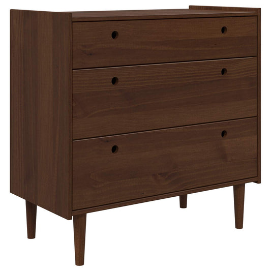 vidaXL Κουτί με συρτάρια BILBAO Σκούρο καραμελί 90 x 45 x 89 cm