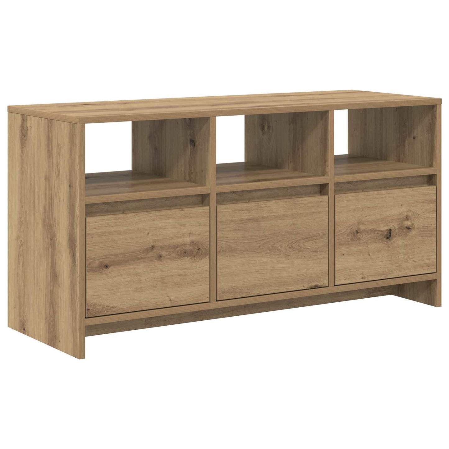 vidaXL Έπιπλο τηλεόρασης 102 x 37,5 x 52,5 εκ Artisan Δρυς