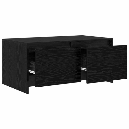 vidaXL Τραπεζάκι σαλονιού Μαύρη Δρυς 90 x 50 x 41,5 εκ. τεχνητό ξύλο