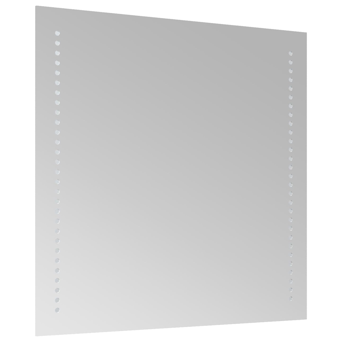 vidaXL Καθρέφτης μπάνιου LED Διαφανές 50 x 50 cm σκληρυμένο γυαλί