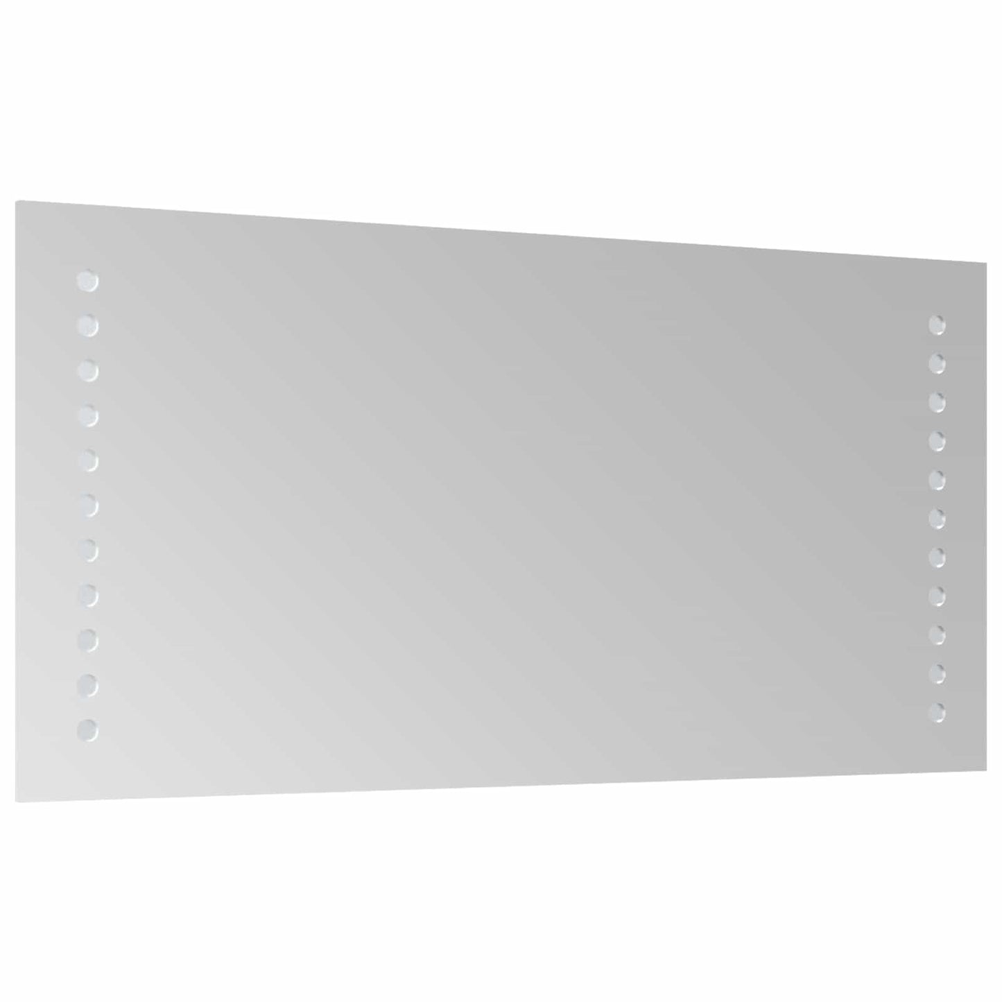 vidaXL Καθρέφτης μπάνιου LED Διαφανές 40 x 20 cm σκληρυμένο γυαλί