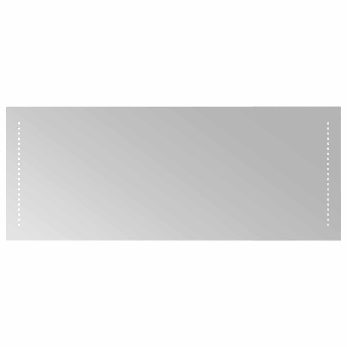vidaXL Καθρέφτης μπάνιου LED Διαφανές 100 x 40 cm σκληρυμένο γυαλί