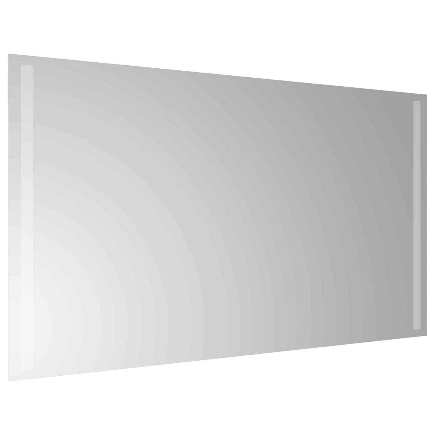 vidaXL Καθρέφτης μπάνιου LED Διαφανές 90 x 50 cm σκληρυμένο γυαλί