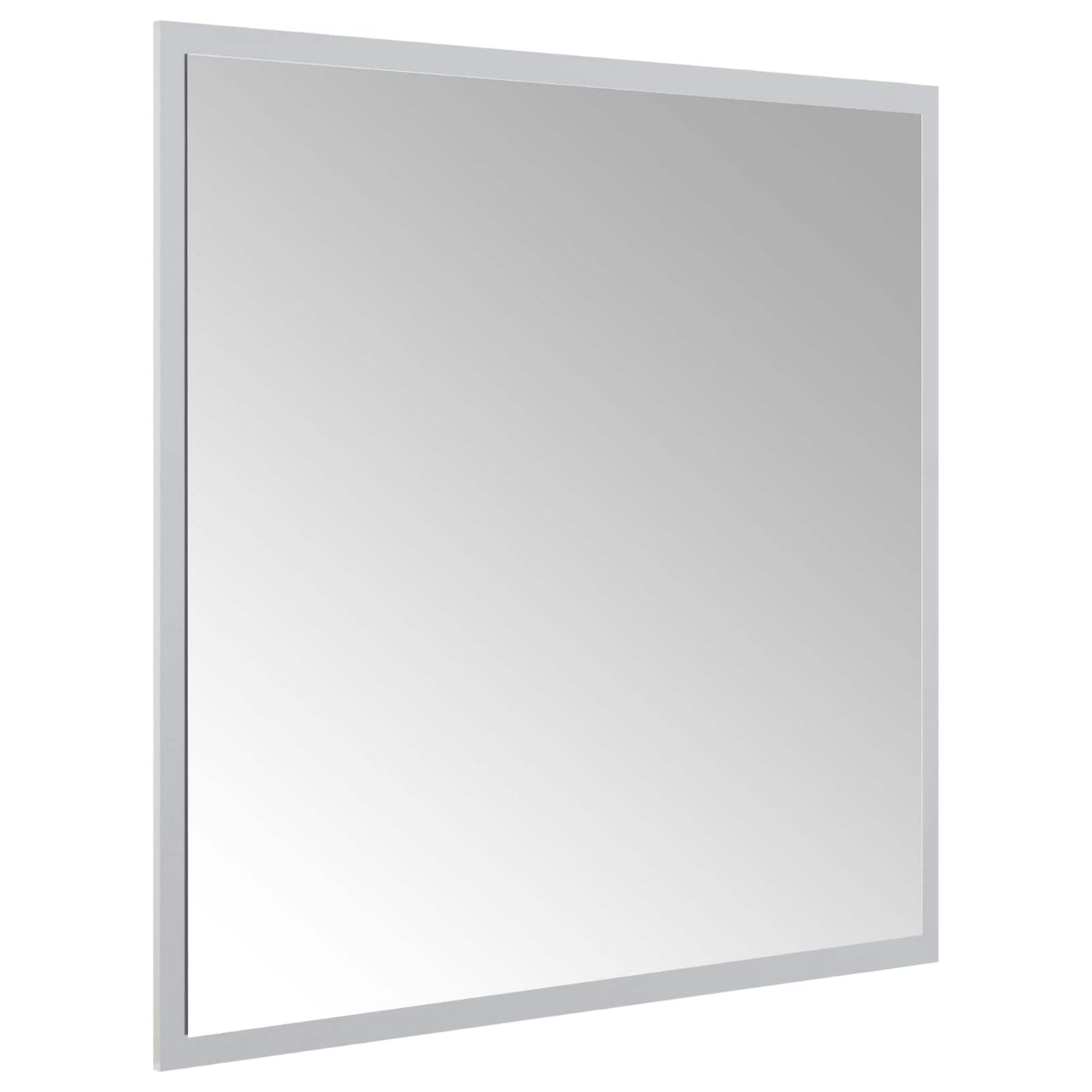 vidaXL Καθρέφτης μπάνιου LED Διαφανές 60 x 60 cm σκληρυμένο γυαλί