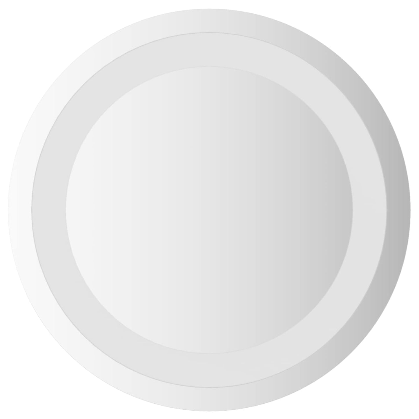 vidaXL Καθρέφτης μπάνιου LED Διαφανές Ø 30 cm σκληρυμένο γυαλί