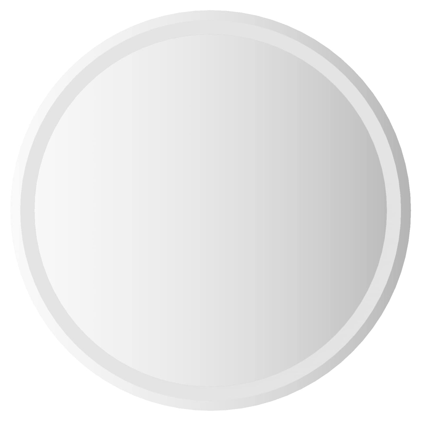 vidaXL Καθρέφτης μπάνιου LED Διαφανές Ø 70 cm σκληρυμένο γυαλί