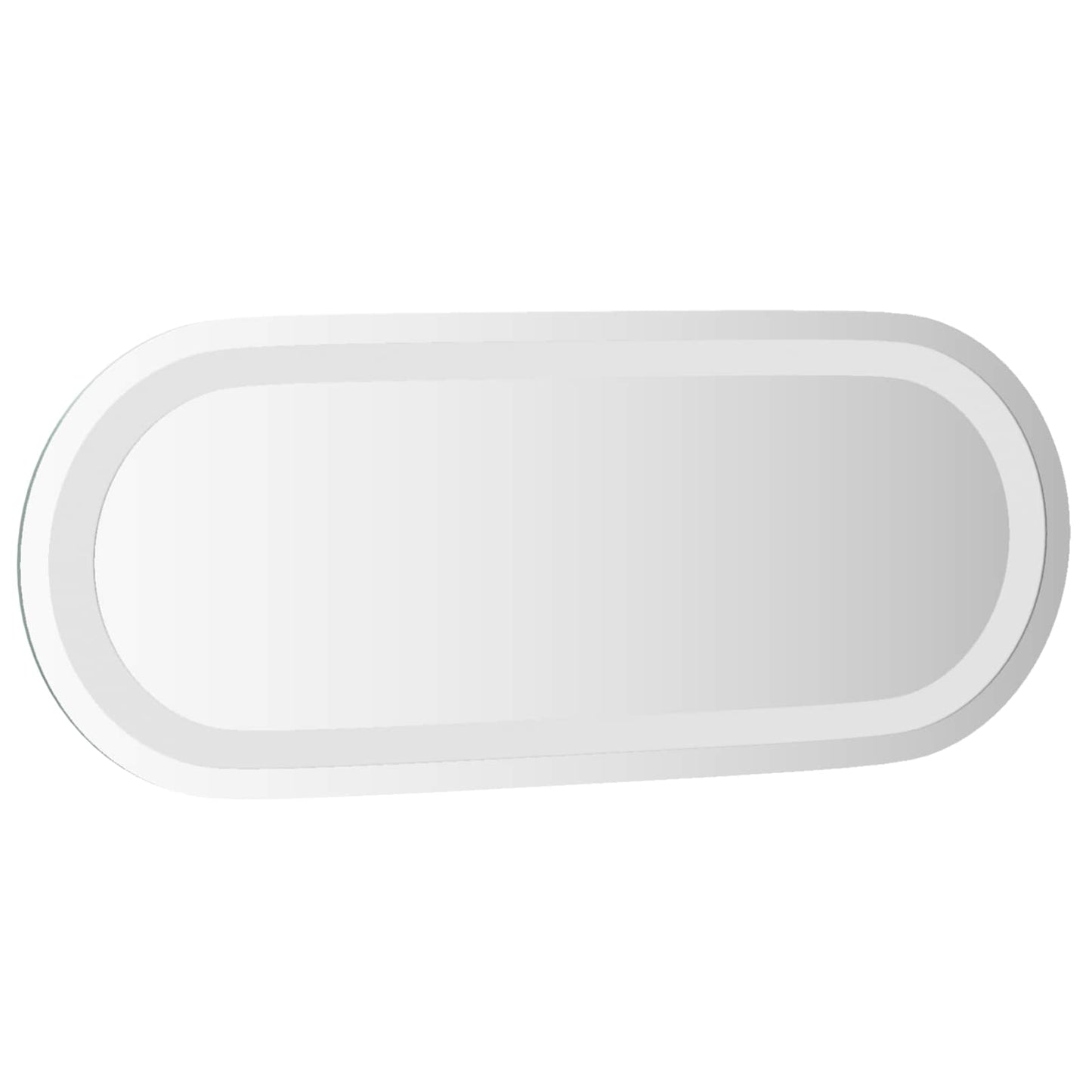 vidaXL Καθρέφτης μπάνιου LED Διαφανές 50 x 20 cm σκληρυμένο γυαλί