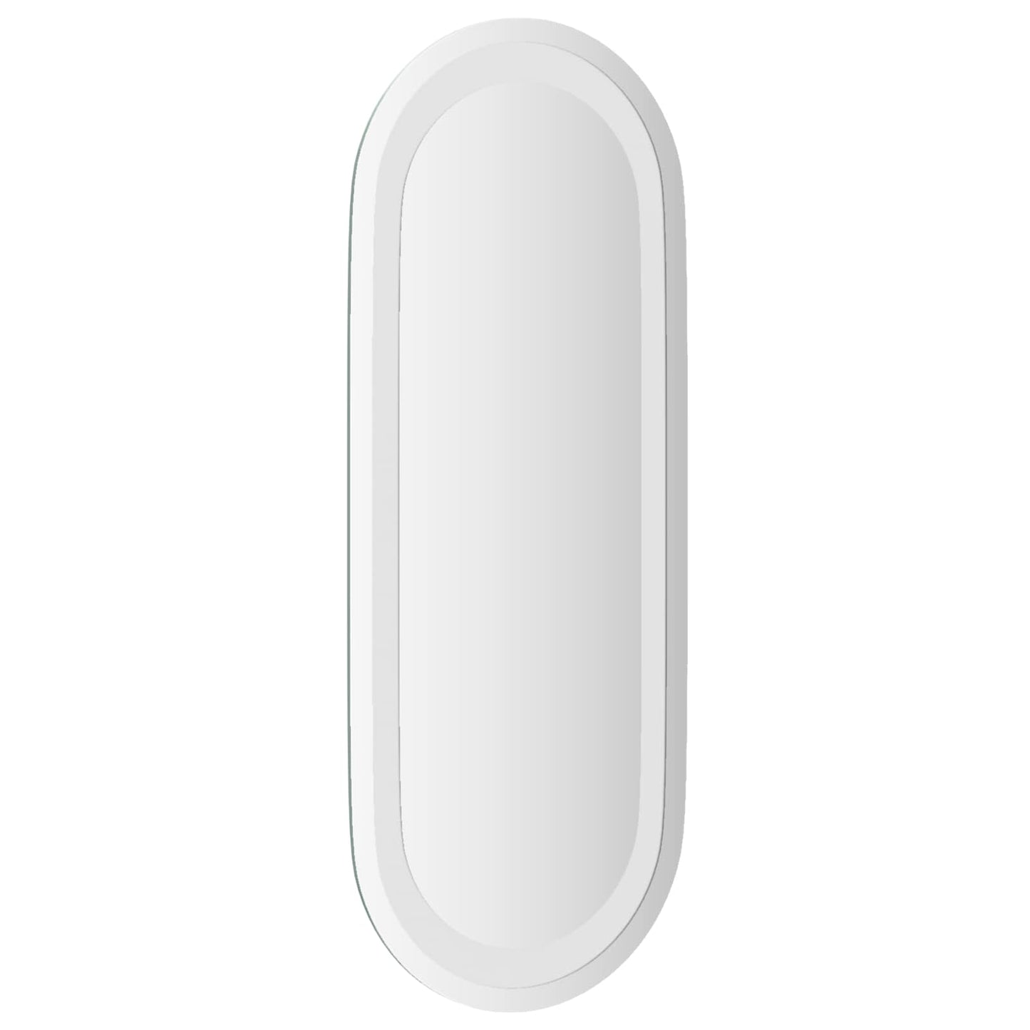 vidaXL Καθρέφτης μπάνιου LED Διαφανές 50 x 20 cm σκληρυμένο γυαλί