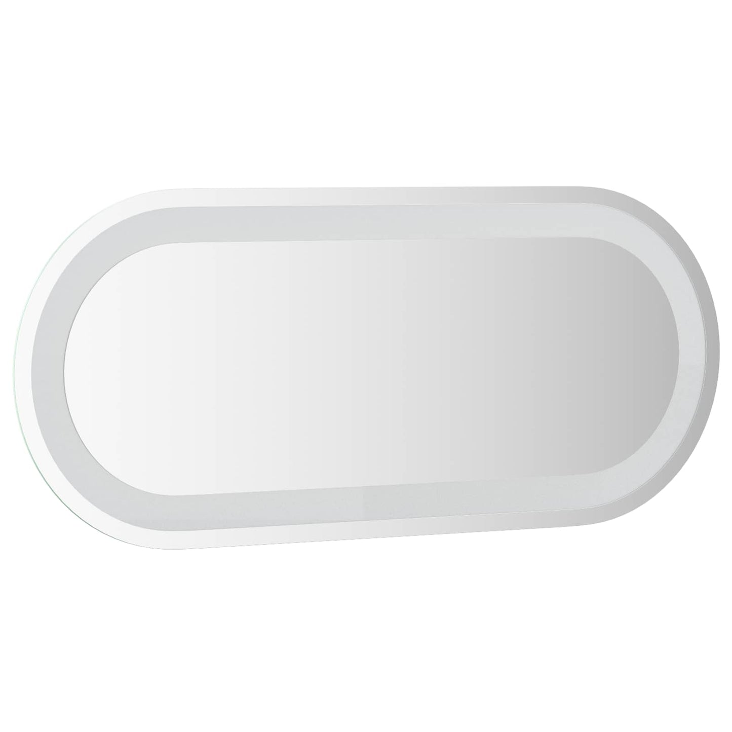 vidaXL Καθρέφτης μπάνιου LED Διαφανές 70 x 30 cm σκληρυμένο γυαλί