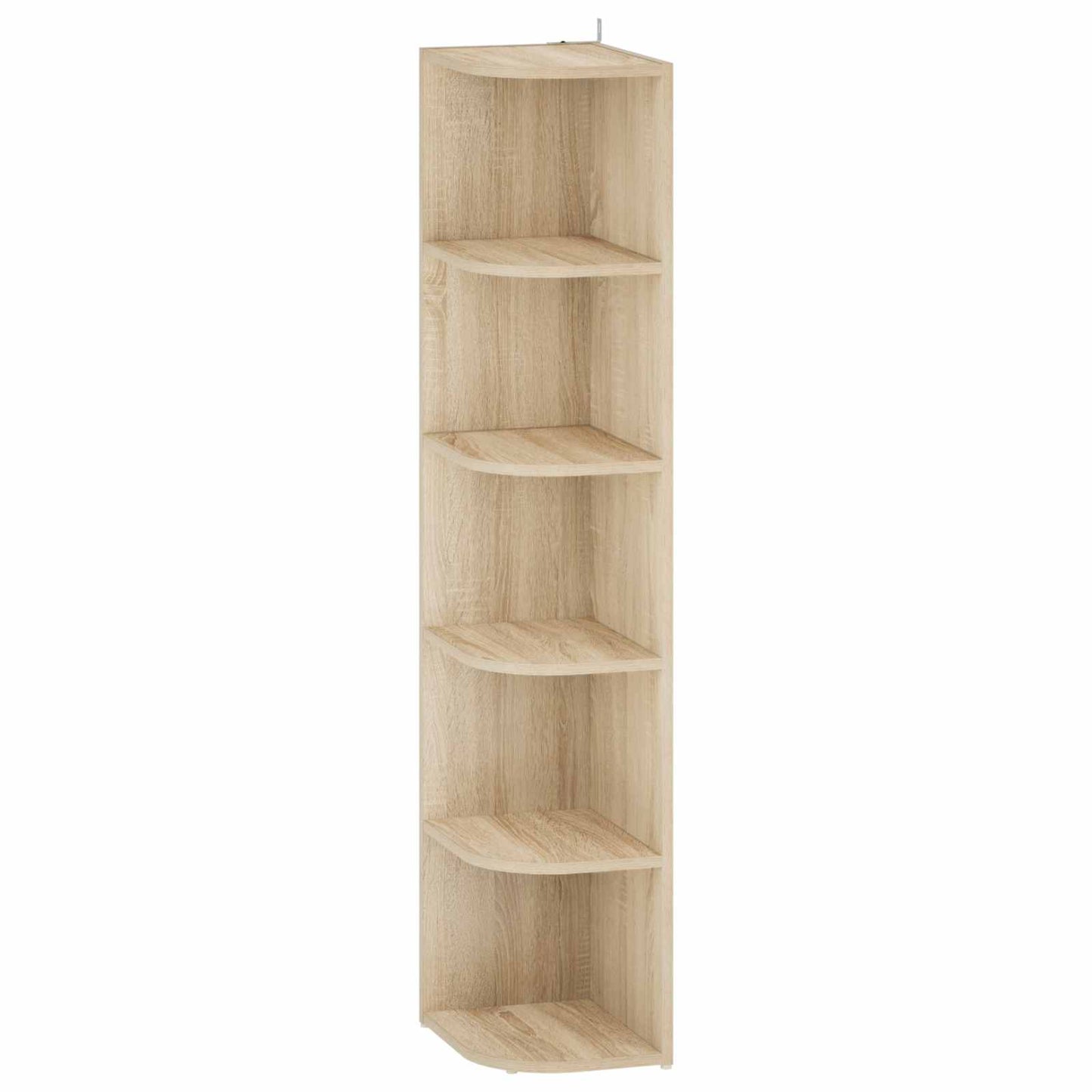 vidaXL Γωνιακό ράφι 5 επίπεδα 25 x 31 x 131 εκ Επεξεργασμένο Ξύλο