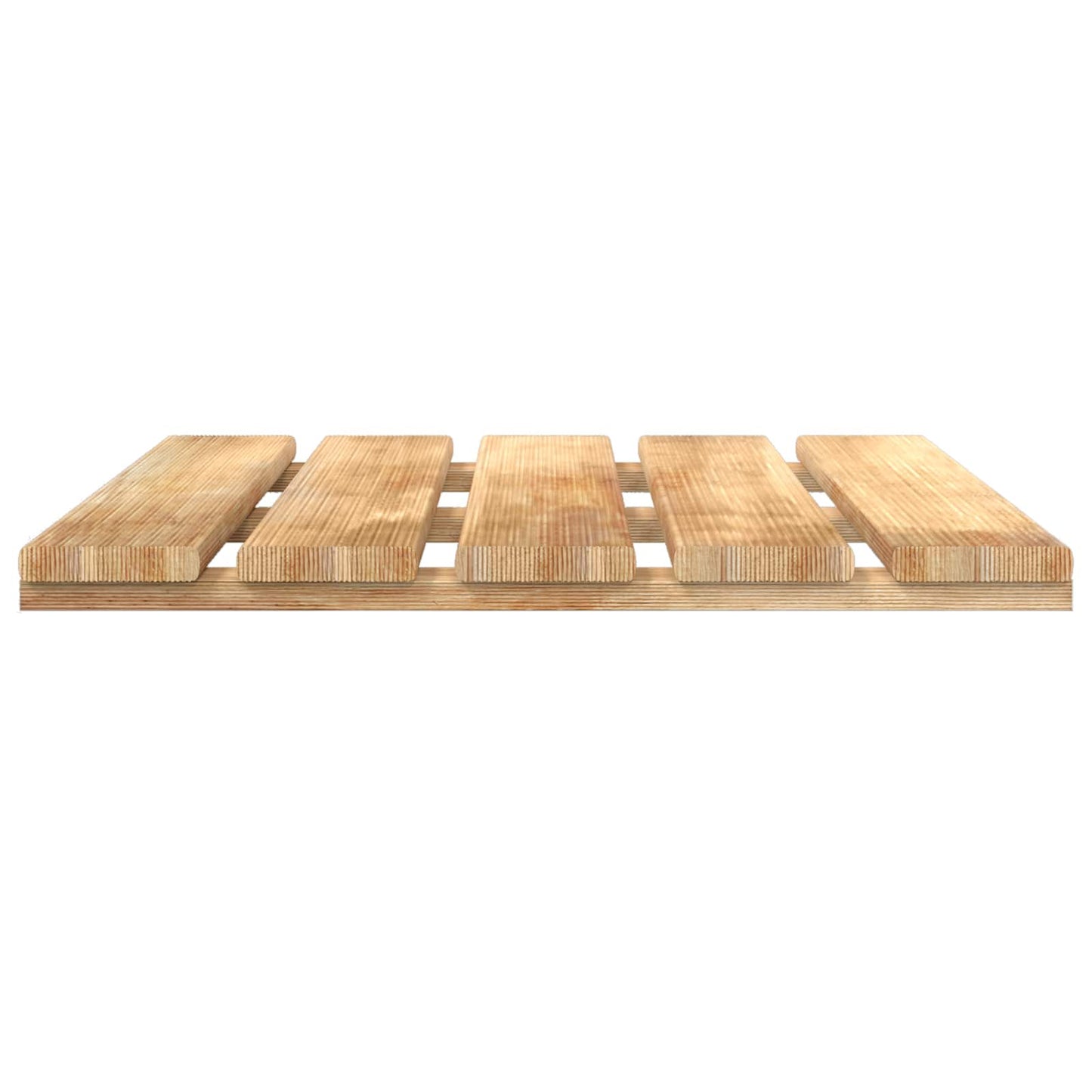 vidaXL Πλάκα Κατασκευής 24 pcs Καφέ 50 x 50 cm Πεύκο Πράσινης Εγχύσεως