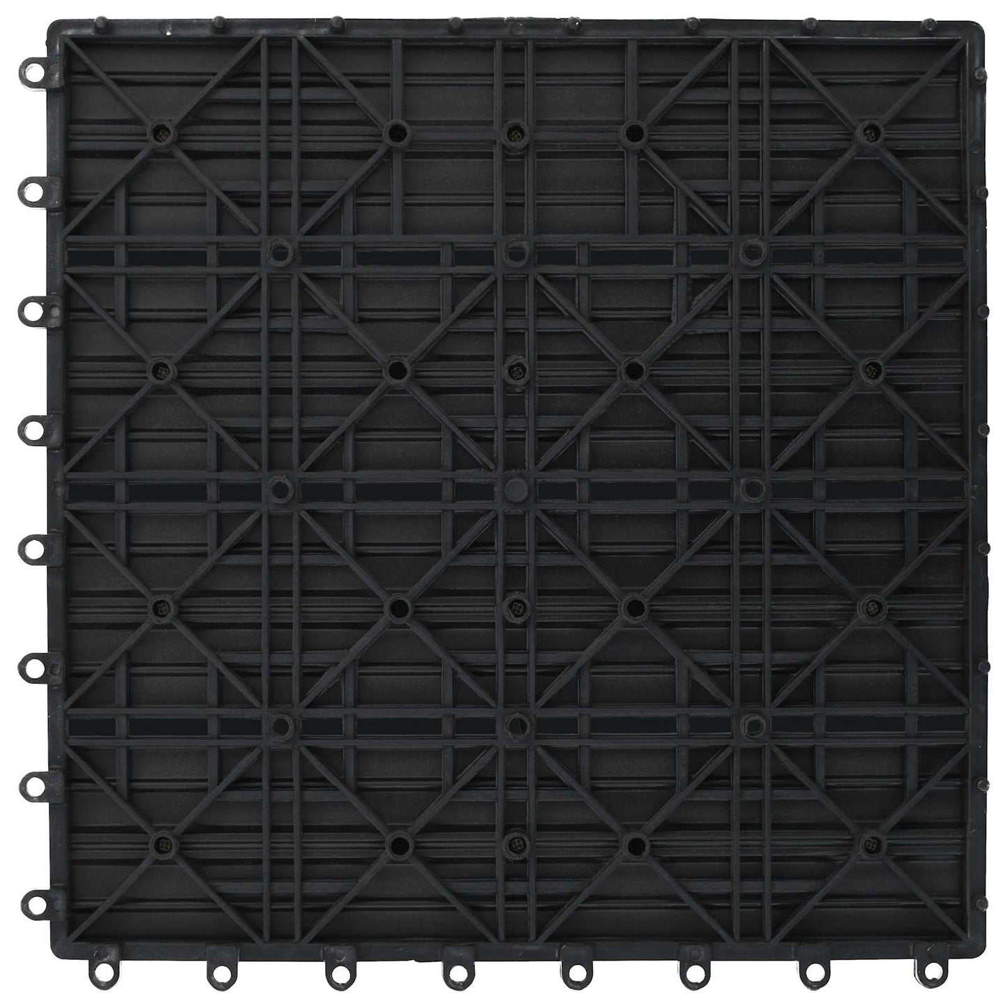 vidaXL Πλάκα Κατασκευής 22 pcs Γκρι 30 x 30 cm WPC