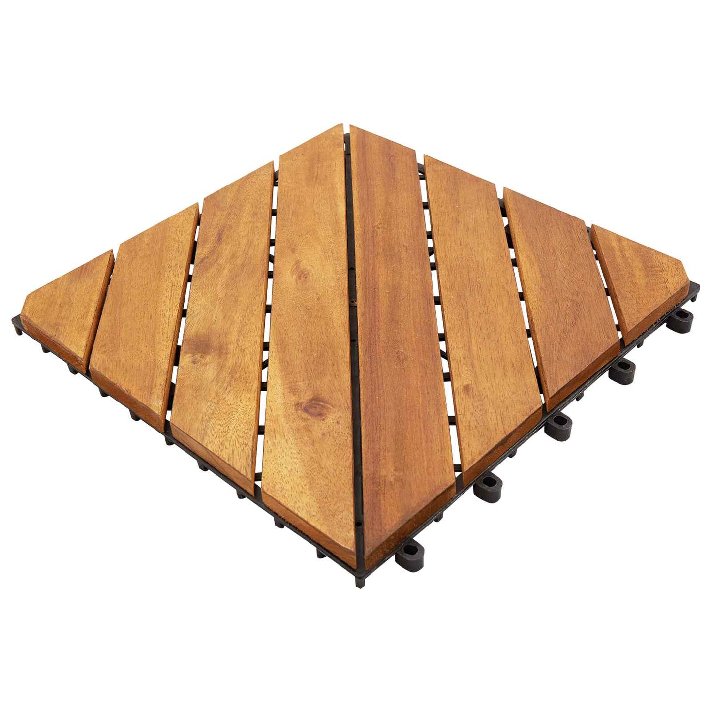 vidaXL Πλάκα Κατασκευής 30 pcs Καφέ 30 x 30 cm Ξύλο Ακακίας